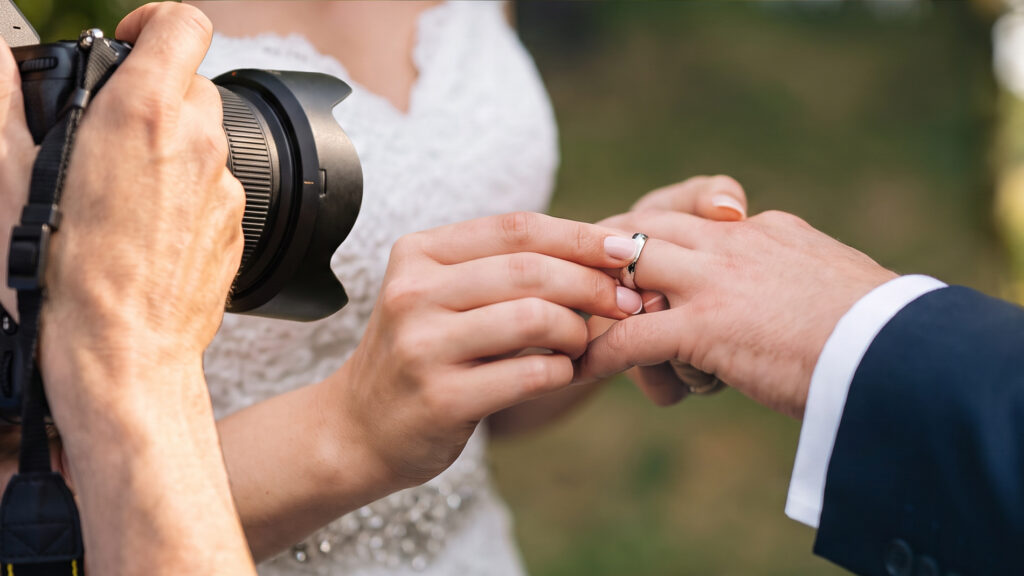 trouwfotograaf Frank Röhrig op een bruiloft